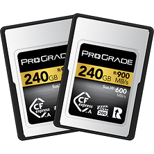 240GB CFexpress 2.0 Type A Gold Memory Card (2-Pack) Image 0