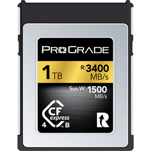 1TB CFexpress 4.0 Type B Gold Memory Card