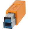 USB 3.0 Super Speed Male A to B Cable 15', High-Visibility Orange - Pre-Owned Thumbnail 2