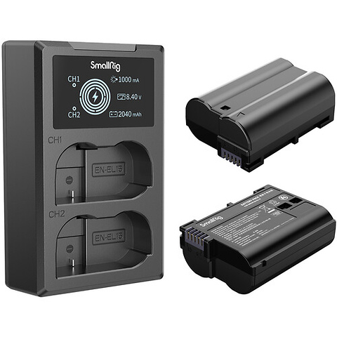 EN-EL15 2-Battery Kit with Dual Charger Image 1