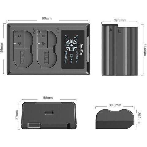 EN-EL15 2-Battery Kit with Dual Charger Image 2