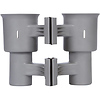 Clamp-On Dual-Cup & Drink Holder (Gray) Thumbnail 3