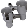 Clamp-On Dual-Cup & Drink Holder (Gray) Thumbnail 2