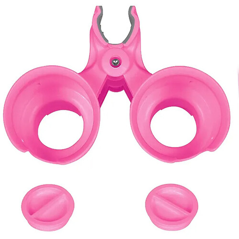 Clamp-On Dual-Cup & Drink Holder (Hot Pink) Image 3
