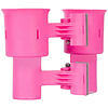 Clamp-On Dual-Cup & Drink Holder (Hot Pink) Thumbnail 2
