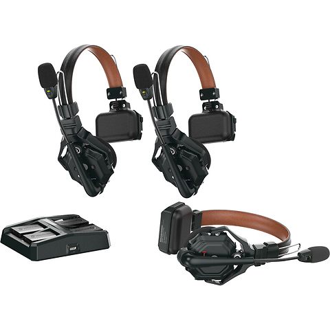 Solidcom C1 Pro-3S Full-Duplex ENC Wireless Intercom System with 3 Headsets (1.9 GHz) Image 0