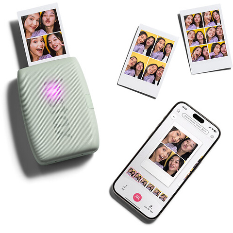 INSTAX Mini LINK 3 Smartphone Printer (Sage Green) Image 11