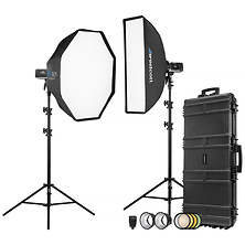 FJ400 II 400Ws Touchscreen Strobe with FJ-X3 S Trigger for Sony (2-Light Hard Case Kit) Image 0