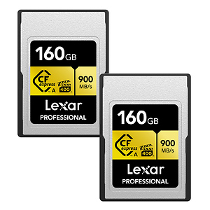 160GB Professional GOLD Series CFexpress Type A Memory Card (2-Pack)
