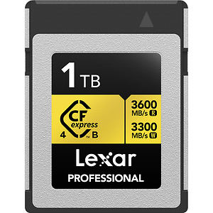 1TB Professional GOLD Series CFexpress 4.0 Type B Memory Card