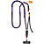 LinkGo Phone Photography Braided Strap (Aurora Purple)