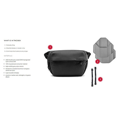 Everyday Sling v2 (Ash, 10L) Image 3