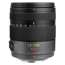 Lumix G Vario HD 14-140mm f/4-5.8 ASPH MEGA O.I.S. Lens Charcoal/Black- Pre-Owned Image 0