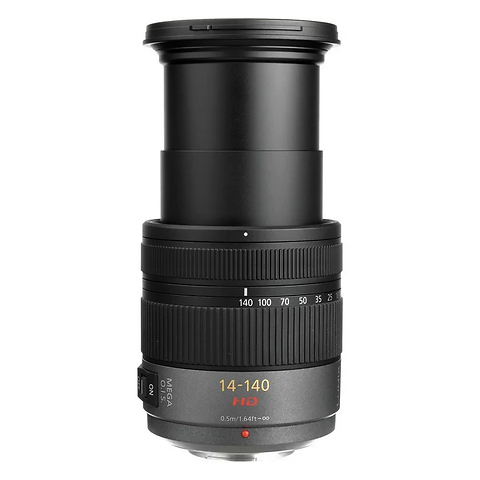 Lumix G Vario HD 14-140mm f/4-5.8 ASPH MEGA O.I.S. Lens Charcoal/Black- Pre-Owned Image 1