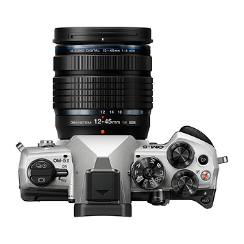 OM-5 Mark II Mirrorless Micro Four Thirds Digital Camera with 12-45mm f/4 PRO Lens (Silver)