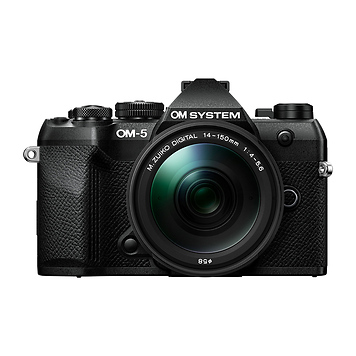 OM-5 Mark II Mirrorless Micro Four Thirds Digital Camera with 14-150mm f/4-5.6 II Lens (Black)