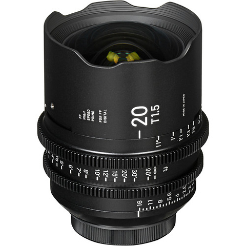 20mm T1.5 Fully Luminous FF High-Speed Prime (Canon EF, Feet) - Pre-Owned Image 1