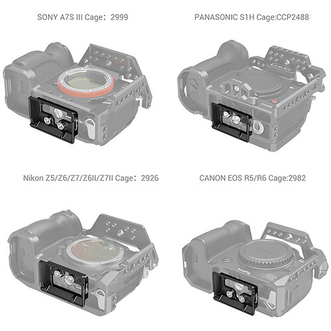 Arca-Type Quick Release Plate for Select DJI RS Gimbals Image 4
