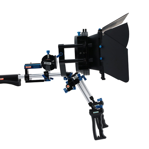 Woodland Shoulder Rig, Matte Box, Follow Focus & Hard Case Bundle Silver - Pre-Owned Image 1