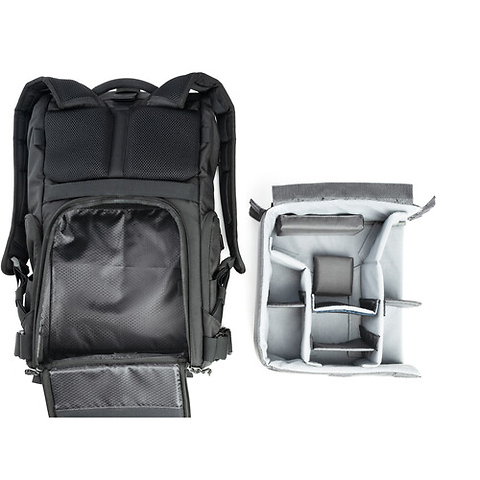 FocusPoint Rolltop Camera Backpack (Asphalt Black, 22 L) Image 8