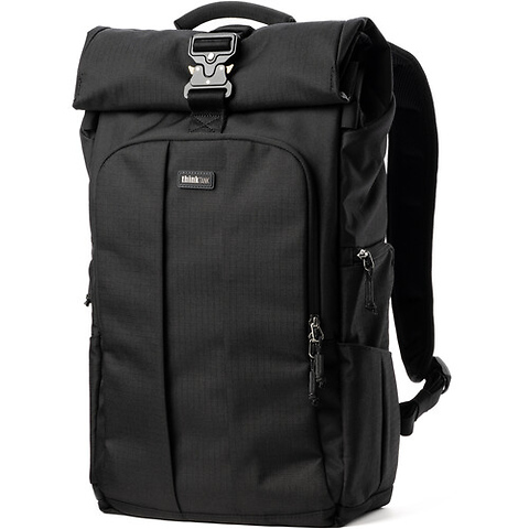 FocusPoint Rolltop Camera Backpack (Asphalt Black, 30 L) Image 6