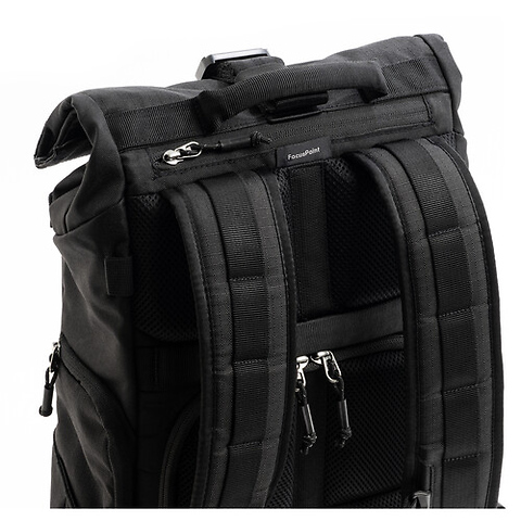 FocusPoint Rolltop Camera Backpack (Asphalt Black, 30 L) Image 7