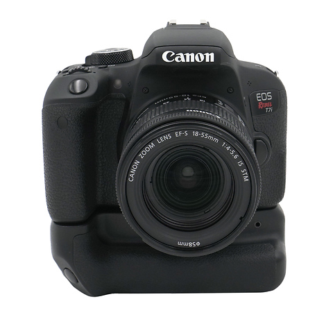 EOS Rebel T7i DSLR w/18-55mm Lens & Power Grip - Pre-Owned Image 1