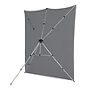 8x8' X-Drop Pro Wrinkle-Resistant Backdrop Kit w/Stand, Neutral Gray - Pre-Owned Thumbnail 0