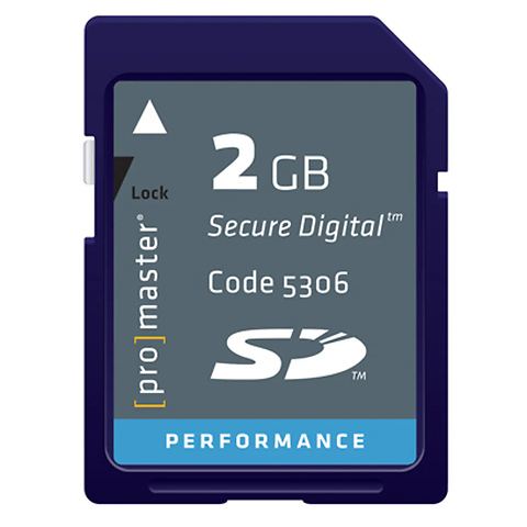 2GB Performance UHS-I SD Memory Card Image 0
