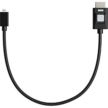 4K60 HDR Locking Full HDMI to Micro-HDMI High-Speed Cable (11.8 in.) Image 0