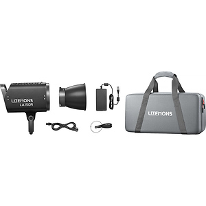 Litemons LA150R RGB LED Monolight (Black, Travel Kit)