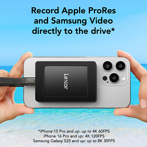 1TB SL500 USB-C 3.2 Gen 2x2 Portable SSD with Magnetic Set Image 4