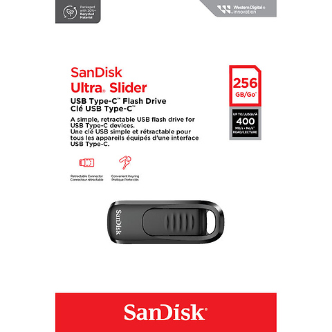 256GB Ultra Slider USB-C 3.2 Gen 1 Flash Drive Image 4