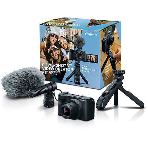 PowerShot V1 Digital Camera Video Creator Kit (Black) Image 0