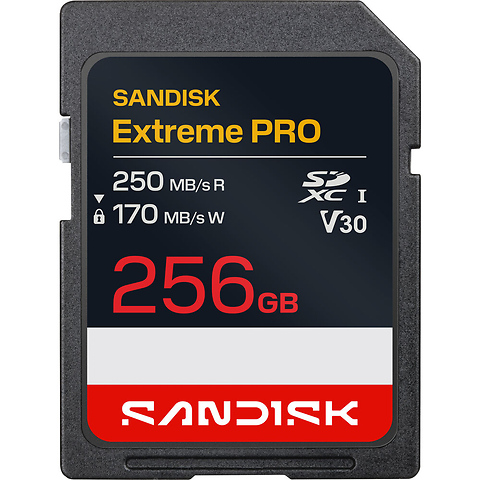 256GB Extreme PRO UHS-I SDXC Memory Card Image 0