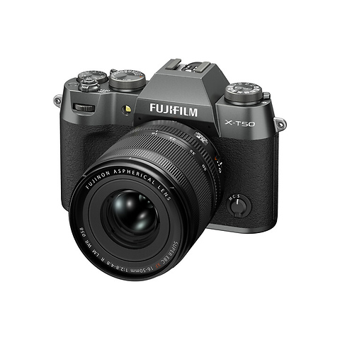 X-T50 Camera with XF 16-50mm f/2.8-4.8 Lens (Charcoal Silver) - Pre-Owned Image 0