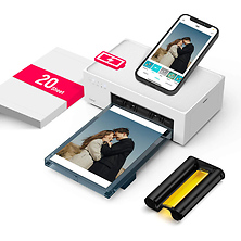 Amber M200 Instant Photo Printer with Rechargeable Battery (20 Photo Papers + 1 Cartridge) Image 0