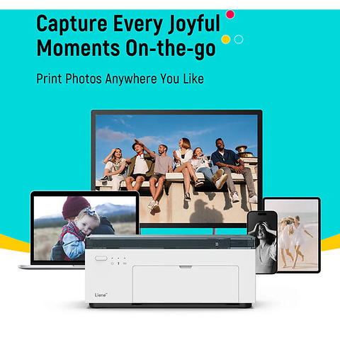 Amber M200 Instant Photo Printer with Rechargeable Battery (20 Photo Papers + 1 Cartridge) Image 6
