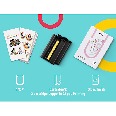 PixCut S1 Sticker Paper with 2 Ink Cartridges (4 x 7 in., 72 Sheets) Image 9