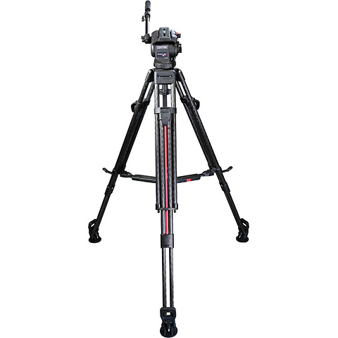 Focus 8 Fluid Head & Two-Stage Tripod SDS System (Carbon Fiber) Image 0