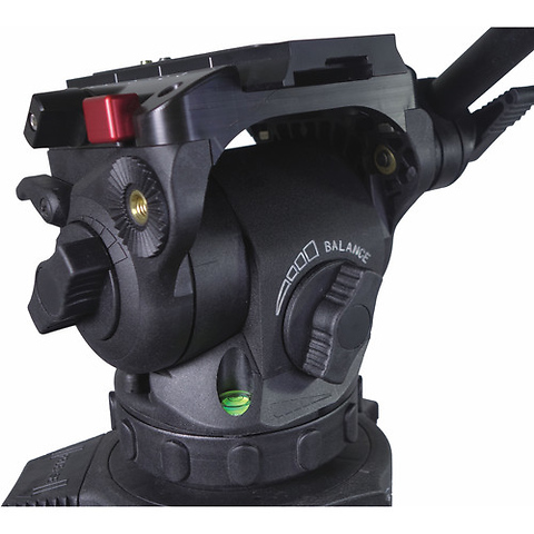 Focus 8 Fluid Head & Two-Stage Tripod SDS System (Carbon Fiber) Image 2