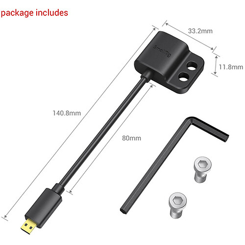 Ultra-Slim Female HDMI Type A to Male Micro-HDMI Type D Adapter Cable Image 2