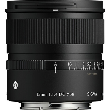 15mm f/1.4 DC Contemporary Lens for Sony E