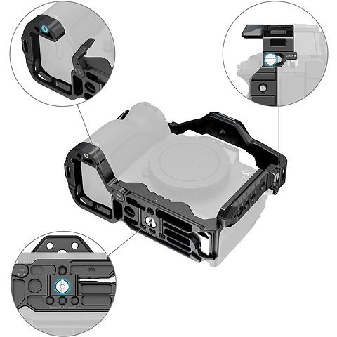 HawkLock Cage Kit for Sony a7R V, a7 IV & a7S III (Advanced) Image 5