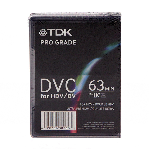 DVM-63HDPAX PROHDDV Cassette Tape Image 0