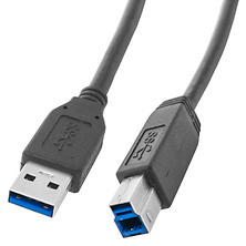 Super Speed USB-A 3.0 Male to USB-B Male 6' Cable Image 0