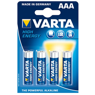 AAA 1.5V High Energy Professional Alkaline Batteries (4 Pack) Image 0