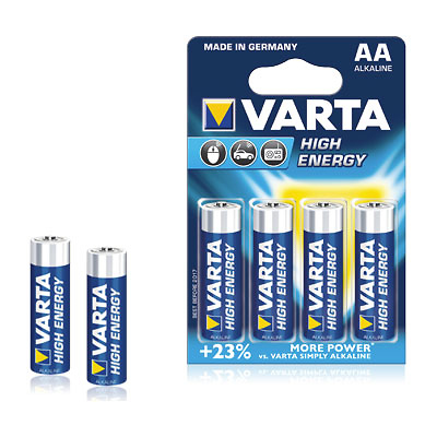AA High Energy Alkaline Batteries (4 Pack) Image 0