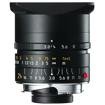 24mm f/3.8 Elmar-M Aspherical Manual Focus Lens (Black)