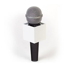 Microphone Flag Cube (White) Image 0